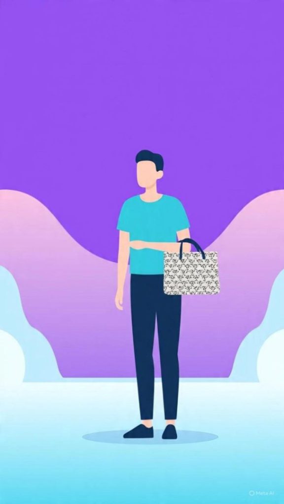 conceptual ecommerce header